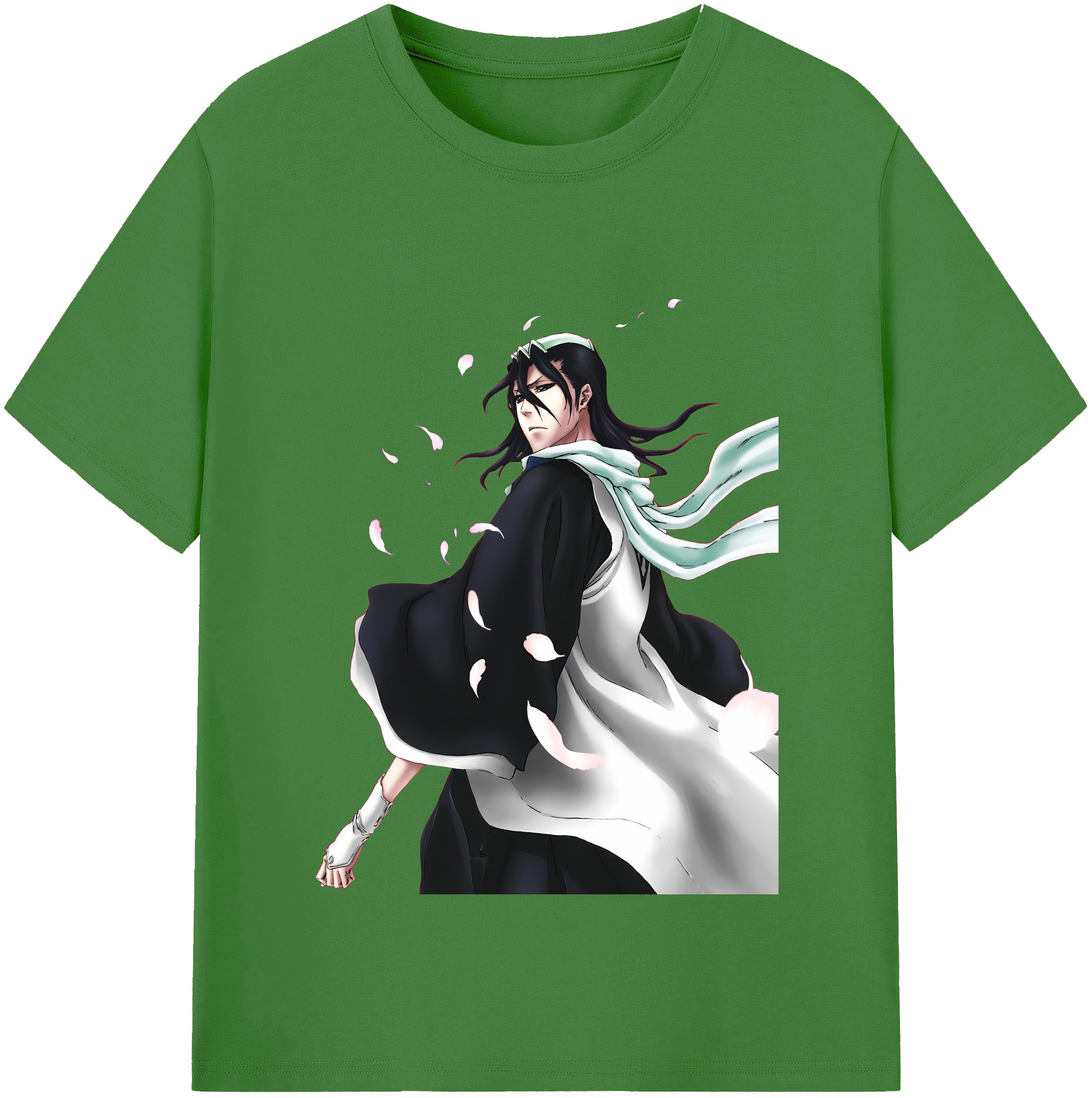 （画像用） ブリーチ くちき びゃくや BLEACH Kuchiki Byakuya レディースカジュアルプリントTシャツ（綿100％）